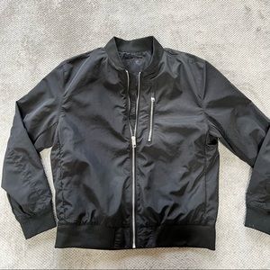 Mens H&M Slick Jacket with Zipper Detail
